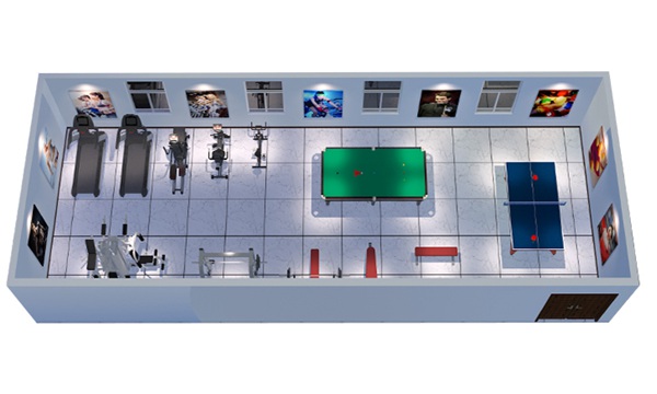 100平方健身房配置方案-广西星空xk体育健身器材有限公司